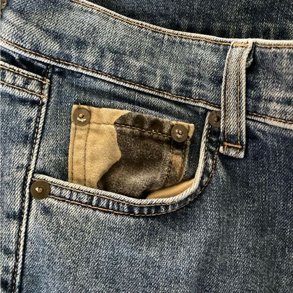 Rag & Bone Dre Camo Low Waist Skinny Jeans Raw Hem Size 25 - Picture 7 of 7